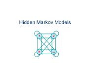 Hidden Markov Models