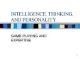 INTELLIGENCE, THINKING, AND PERSONALITY PowerPoint PPT Presentation