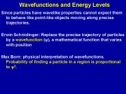 Wavefunctions and Energy Levels