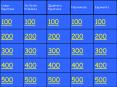 Blank Jeopardy PowerPoint PPT Presentation