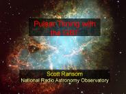 Pulsar Timing with the GBT