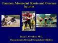 Common Adolescent Sports and Overuse Injuries PowerPoint PPT Presentation