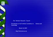 The Medical Research Council