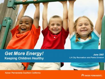 FIT FOR LIFE Changing The Trajectory Of The Obesity Epidemic