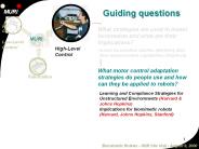 Domestic Rehabilitation and Learning of TaskSpecific Movements
