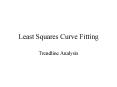 Least Squares Curve Fitting PowerPoint PPT Presentation