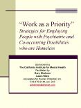 Work as a Priority Strategies for Employing People with Psychiatric and Cooccurring Disabilities who PowerPoint PPT Presentation