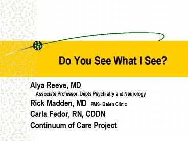 Do You See What I See