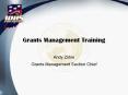 Grants Management Training PowerPoint PPT Presentation