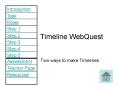 Timeline WebQuest PowerPoint PPT Presentation
