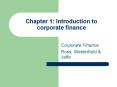 Chapter 1: Introduction to corporate finance PowerPoint PPT Presentation