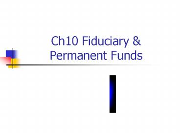 Ch10 Fiduciary