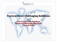 Factory Direct Packaging Solutions PowerPoint PPT Presentation