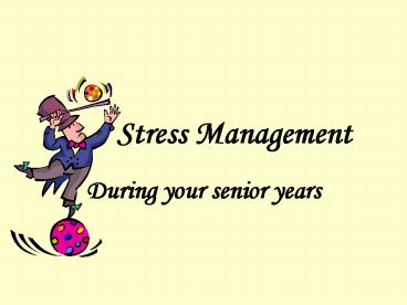 Stress Management