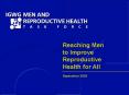 Reaching Men PowerPoint PPT Presentation