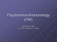 Psychoneuroimmunology PNI