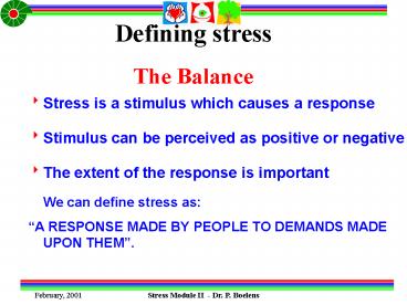 Defining stress The Balance