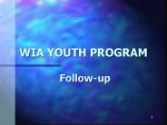 WIA YOUTH PROGRAM