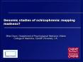 Genomic studies of schizophrenia: mapping madness PowerPoint PPT Presentation