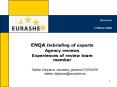 ENQA Debriefing of experts PowerPoint PPT Presentation