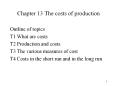 Chapter 13 The costs of production PowerPoint PPT Presentation