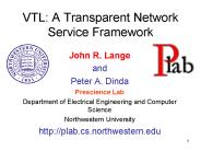VTL: A Transparent Network Service Framework