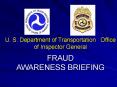 U. S. Department of Transportation  Office of Inspector General PowerPoint PPT Presentation