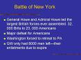 Battle of New York PowerPoint PPT Presentation