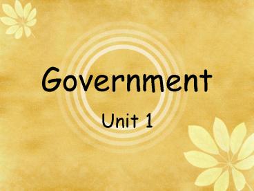Government