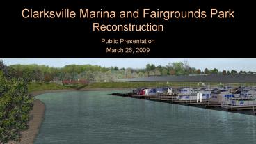 Clarksville Marina and Fairgrounds Park Reconstruction