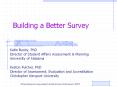 Building a Better Survey PowerPoint PPT Presentation