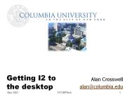 Getting I2 to the desktop