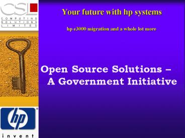 Your future with hp systems