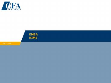EMEA KIMI