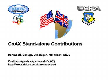 Coalition Agents eXperiment - The Coalition TIE