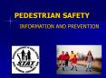 PEDESTRIAN SAFETY PowerPoint PPT Presentation