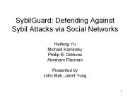 SybilGuard:%20Defending%20Against%20Sybil%20Attacks%20via%20Social%20Networks