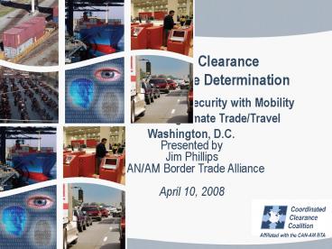 Coordinated Clearance Point of Departure Determination