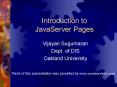 Introduction to JavaServer Pages PowerPoint PPT Presentation