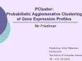 PCluster: Probabilistic Agglomerative Clustering of Gene Expression Profiles PowerPoint PPT Presentation