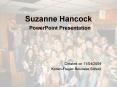Suzanne Hancock PowerPoint PPT Presentation