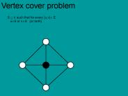 Vertex cover problem