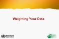 Weighting Your Data PowerPoint PPT Presentation