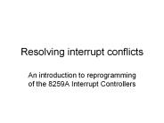 Resolving interrupt conflicts