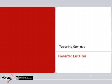 Reporting Services