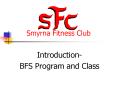Smyrna Fitness Club PowerPoint PPT Presentation