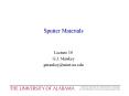 Sputter Materials PowerPoint PPT Presentation