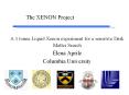 The XENON Project PowerPoint PPT Presentation