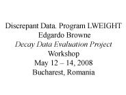 Workshop on DECAY DATA EVALUATION