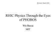 RHIC Physics Through the Eyes of PHOBOS